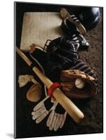 Baseball Still Life-null-Mounted Photographic Print