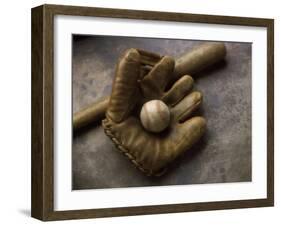 Baseball Still Life-null-Framed Photographic Print