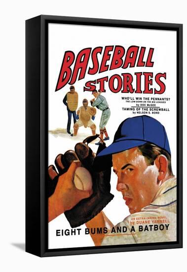 Baseball Stories: Eight Bums and a Batboy-null-Framed Stretched Canvas
