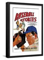 Baseball Stories: Eight Bums and a Batboy-null-Framed Art Print