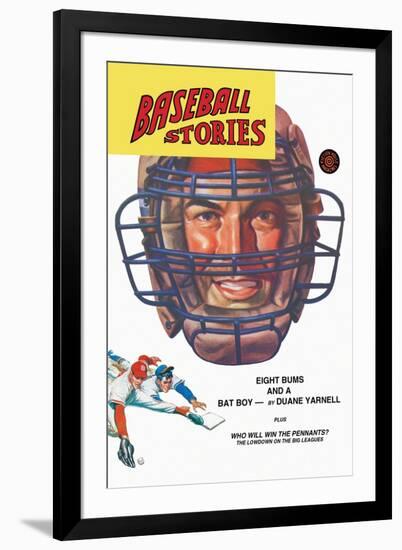 Baseball Stories: Eight Bums and a Batboy-null-Framed Art Print