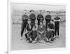 Baseball Team of Railroad Workers in 1889-null-Framed Premium Giclee Print