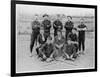 Baseball Team of Railroad Workers in 1889-null-Framed Premium Giclee Print