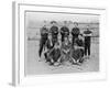 Baseball Team of Railroad Workers in 1889-null-Framed Giclee Print