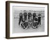 Baseball Team of Railroad Workers in 1889-null-Framed Giclee Print