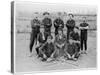 Baseball Team of Railroad Workers in 1889-null-Stretched Canvas