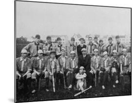 Baseball Team Photograph-null-Mounted Photographic Print