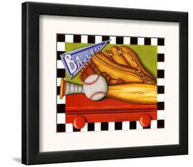 Baseball-Kathy Middlebrook-Framed Art Print