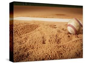 Baseball-Randy Faris-Stretched Canvas