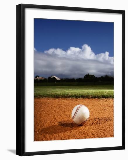 Baseball-Randy Faris-Framed Photographic Print