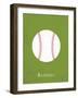 Baseball-null-Framed Art Print