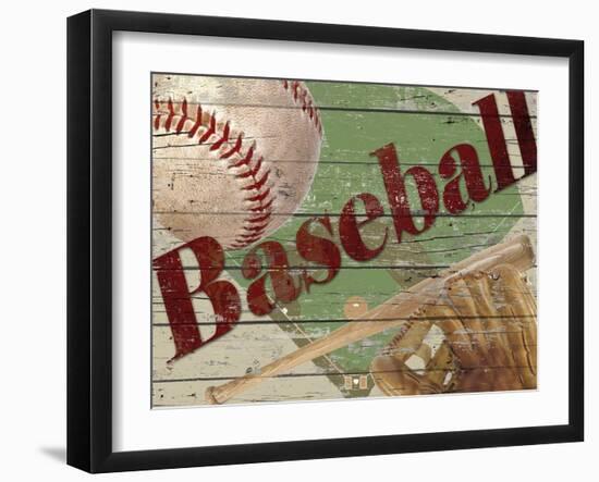 Baseball-Karen Williams-Framed Giclee Print