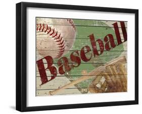 Baseball-Karen Williams-Framed Giclee Print