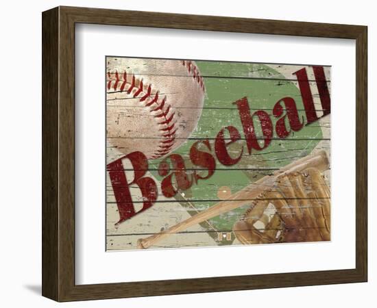 Baseball-Karen Williams-Framed Giclee Print