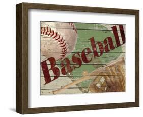 Baseball-Karen Williams-Framed Giclee Print