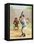 Baseball-Dianne Dengel-Framed Stretched Canvas