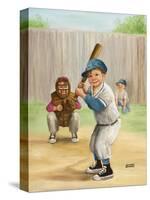 Baseball-Dianne Dengel-Stretched Canvas