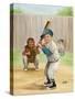 Baseball-Dianne Dengel-Stretched Canvas