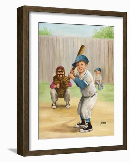 Baseball-Dianne Dengel-Framed Giclee Print