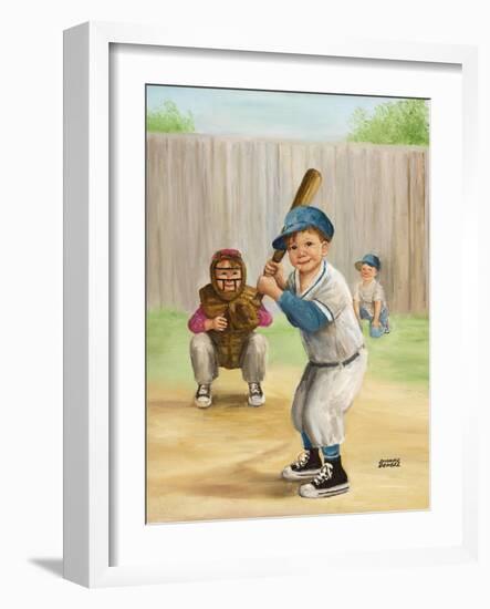 Baseball-Dianne Dengel-Framed Giclee Print