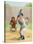 Baseball-Dianne Dengel-Stretched Canvas