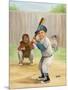 Baseball-Dianne Dengel-Mounted Premium Giclee Print