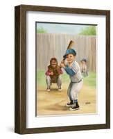 Baseball-Dianne Dengel-Framed Giclee Print