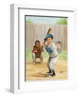 Baseball-Dianne Dengel-Framed Giclee Print