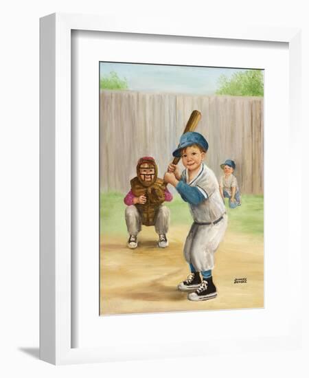 Baseball-Dianne Dengel-Framed Giclee Print