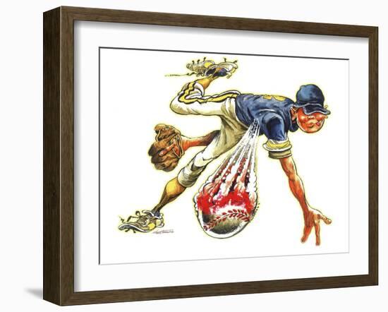 Baseball-Nate Owens-Framed Giclee Print