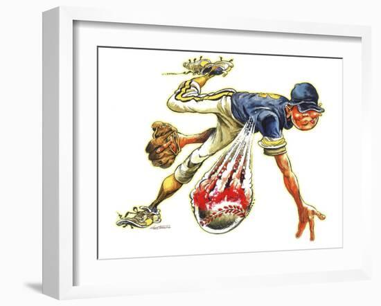 Baseball-Nate Owens-Framed Giclee Print