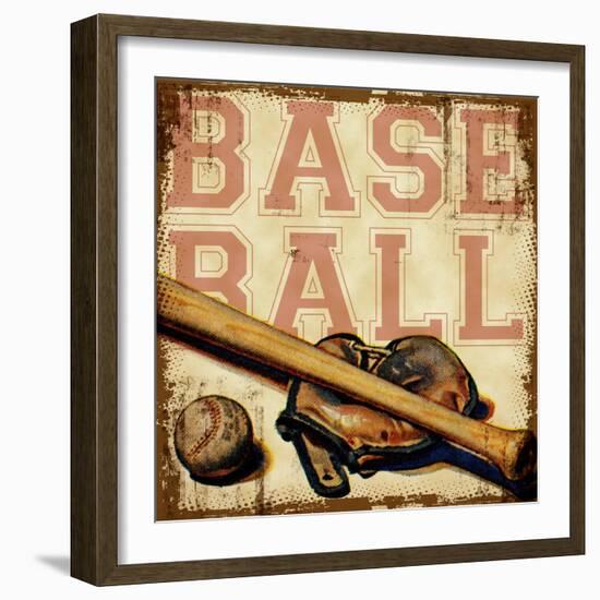 Baseball-null-Framed Giclee Print