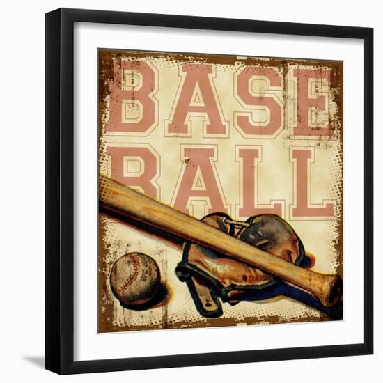 Baseball-null-Framed Giclee Print