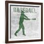 Baseball-Sheldon Lewis-Framed Art Print