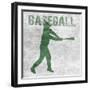 Baseball-Sheldon Lewis-Framed Art Print