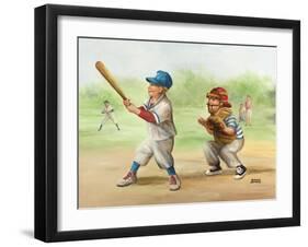 Baseball-Dianne Dengel-Framed Giclee Print