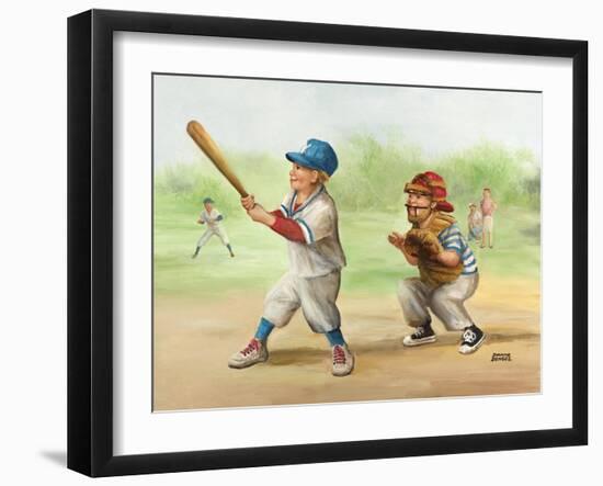 Baseball-Dianne Dengel-Framed Giclee Print