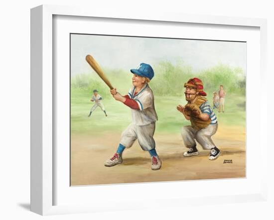 Baseball-Dianne Dengel-Framed Giclee Print