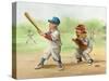 Baseball-Dianne Dengel-Stretched Canvas