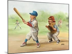 Baseball-Dianne Dengel-Mounted Giclee Print