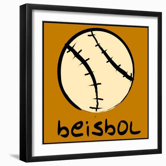 Baseball-null-Framed Giclee Print