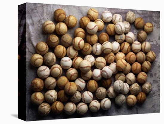 Baseballs-Jim Cornfield-Stretched Canvas