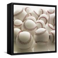 Baseballs-null-Framed Stretched Canvas