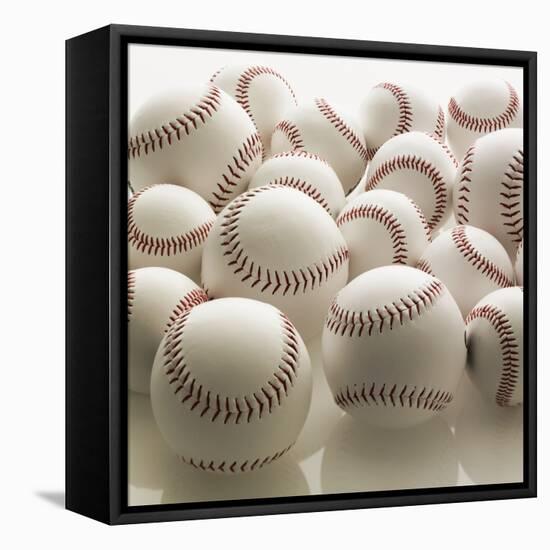 Baseballs-null-Framed Stretched Canvas