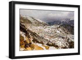 Basecamp, Mount Everest, Himalayas, Nepal, Asia-Laura Grier-Framed Photographic Print