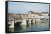 Basel on the River Rhine, Switzerland, Europe-Christian Kober-Framed Stretched Canvas