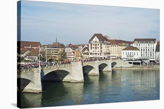 Basel on the River Rhine, Switzerland, Europe-Christian Kober-Stretched Canvas