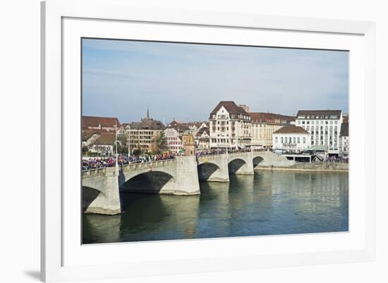 Basel on the River Rhine, Switzerland, Europe-Christian Kober-Framed Photographic Print