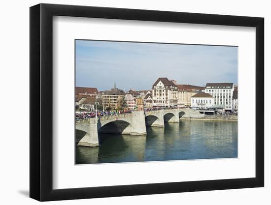 Basel on the River Rhine, Switzerland, Europe-Christian Kober-Framed Photographic Print