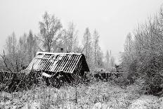 Old Wooden House amongst Winter Snow-basel101658-Photographic Print